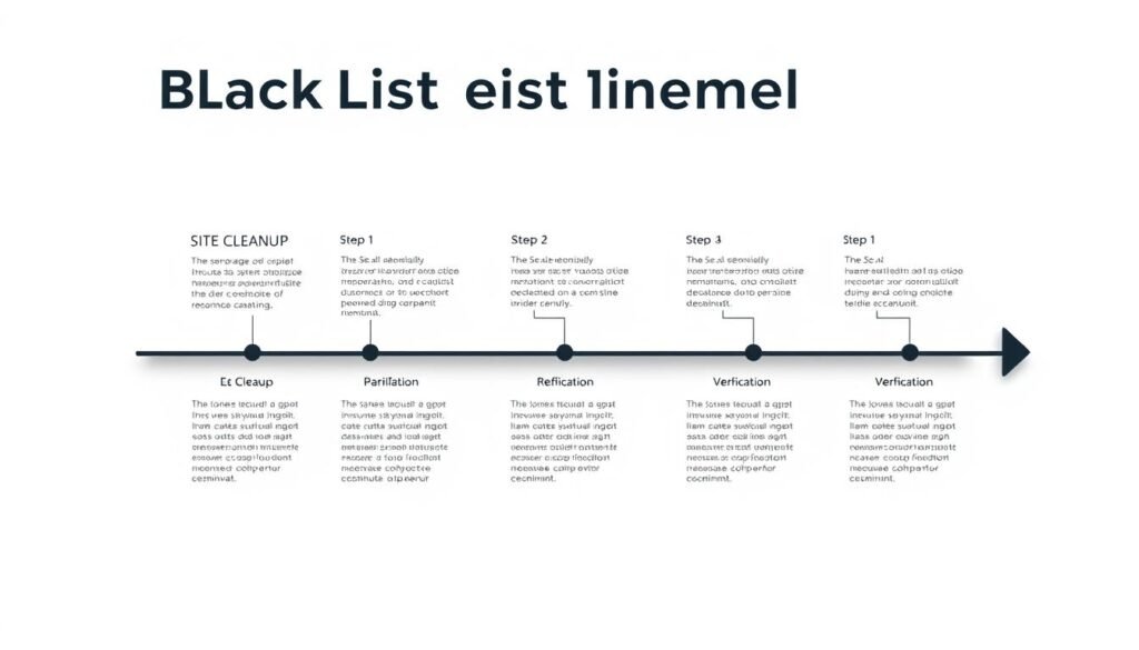 Blacklist removal timeline steps